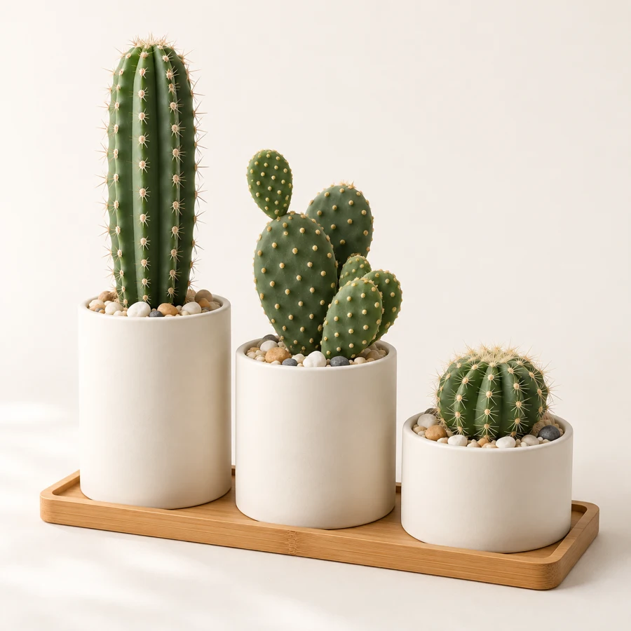 Calm Corner Trio in Chalk